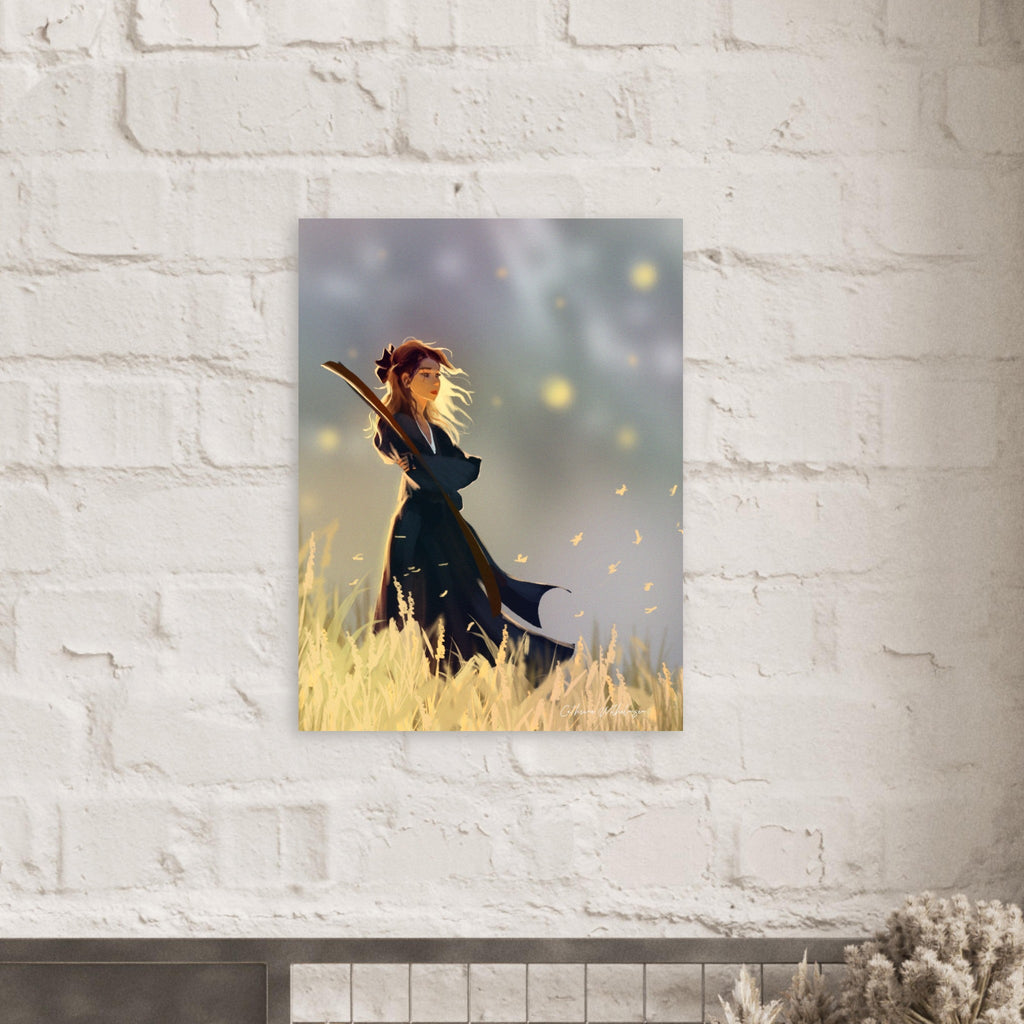 Young Warrior - Aluminum Print - PlanetC