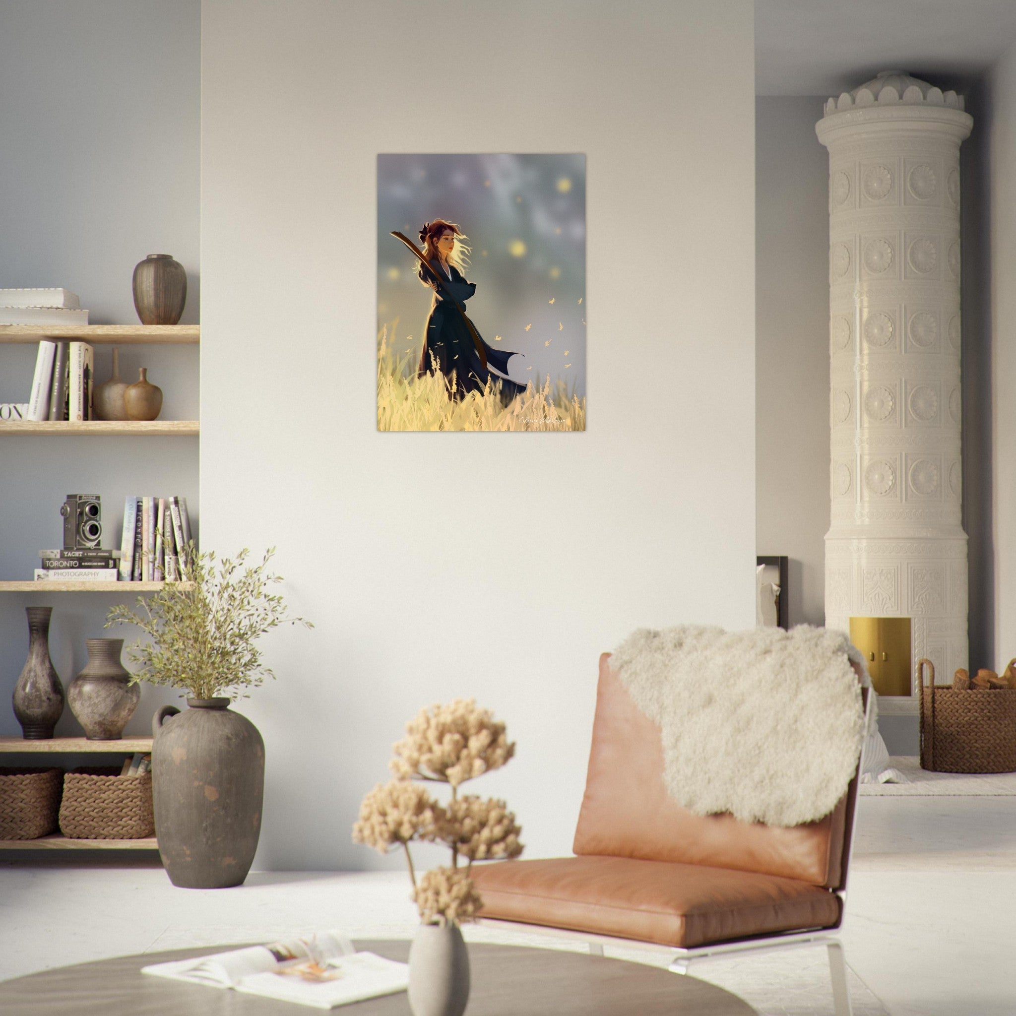 Young Warrior - Aluminum Print - PlanetC