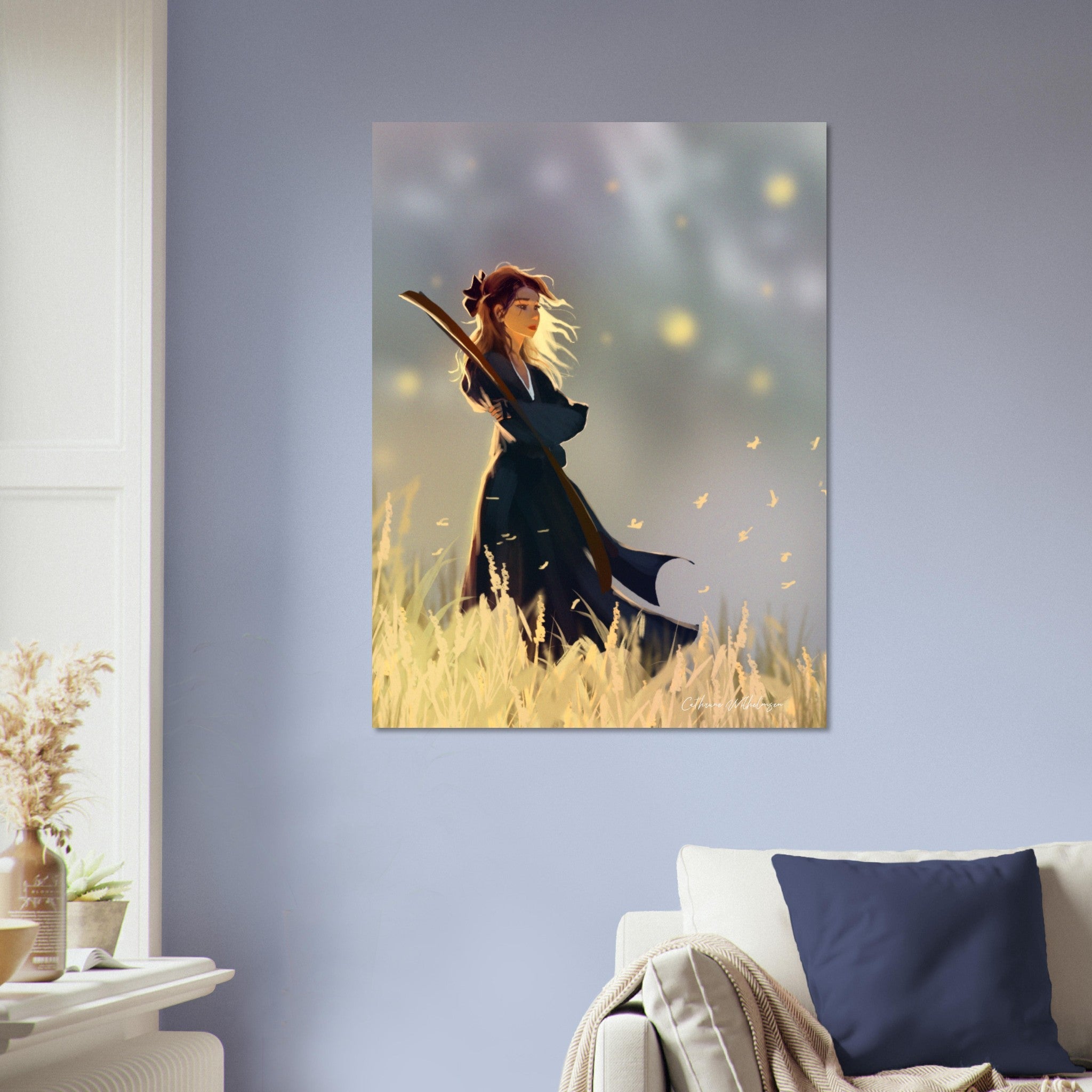 Young Warrior - Aluminum Print - PlanetC